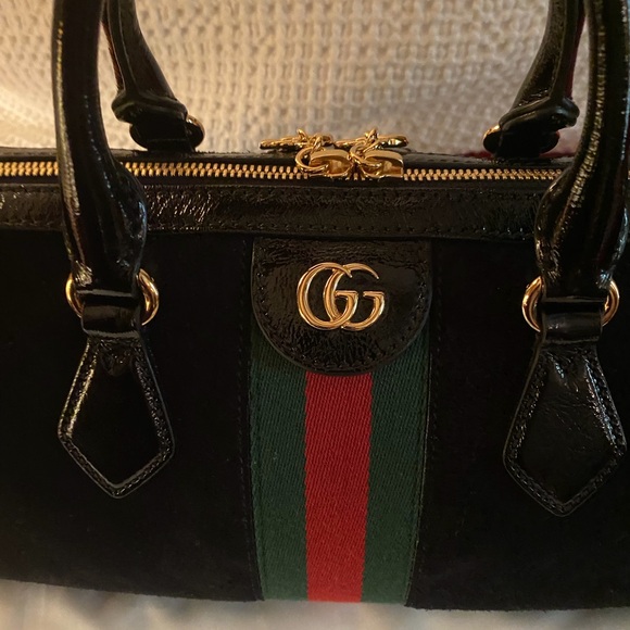 GUCCI OPHIDA BOSTON BAG Authentic - Picture 2 of 16